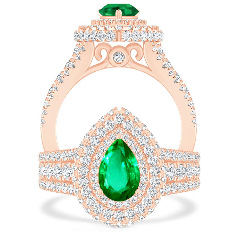 Rose Gold - Emerald