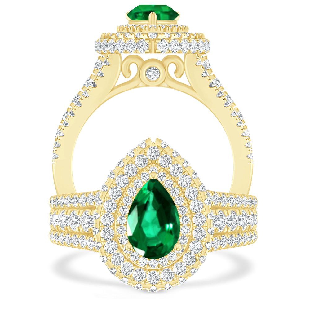 Yellow Gold - Emerald