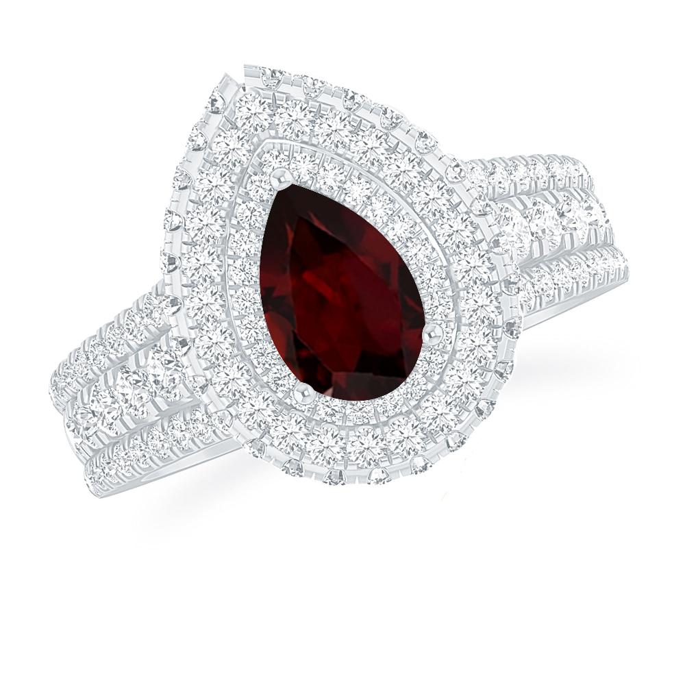 White Gold - Garnet