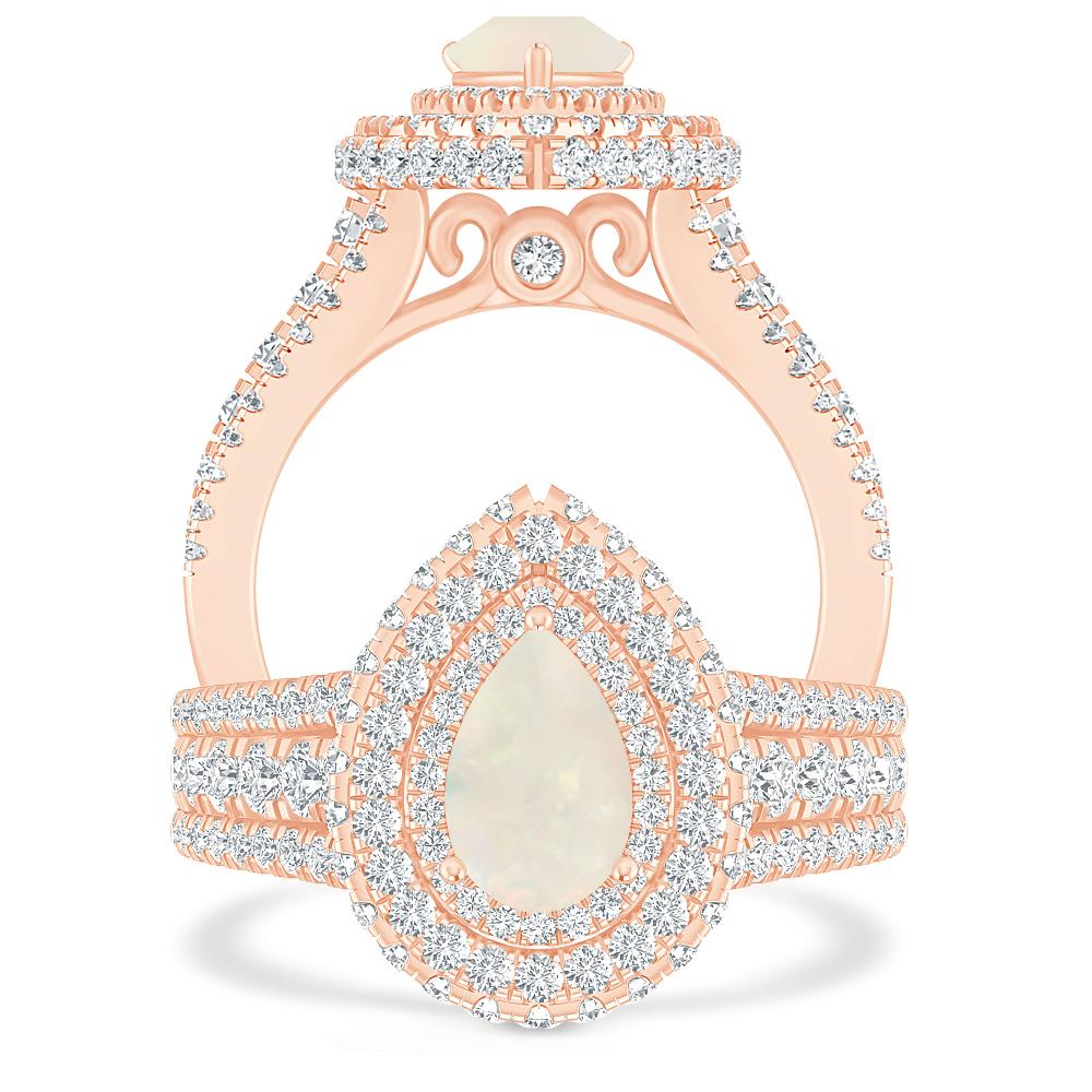 Rose Gold - Opal