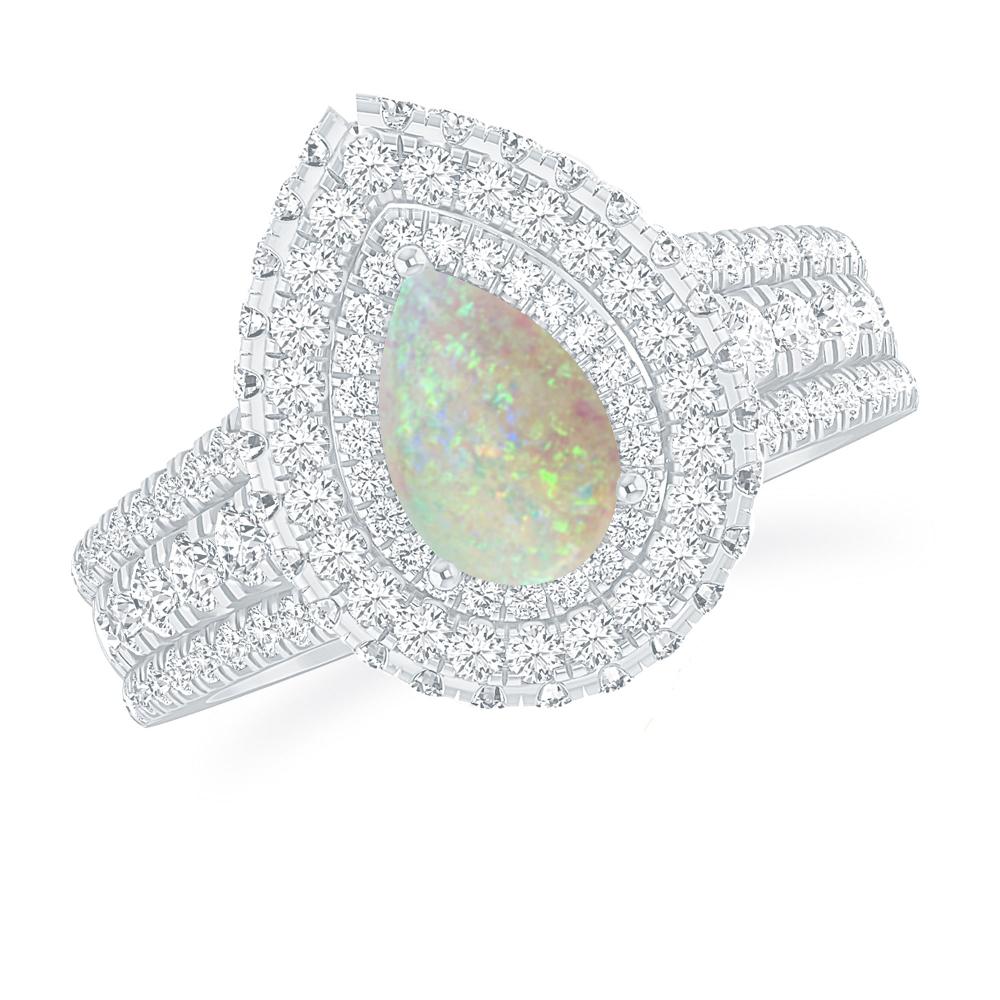 White Gold - Opal