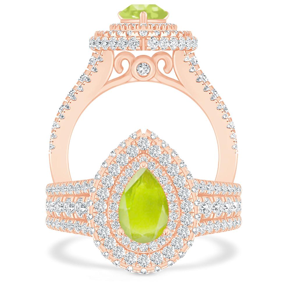 Rose Gold - Peridot