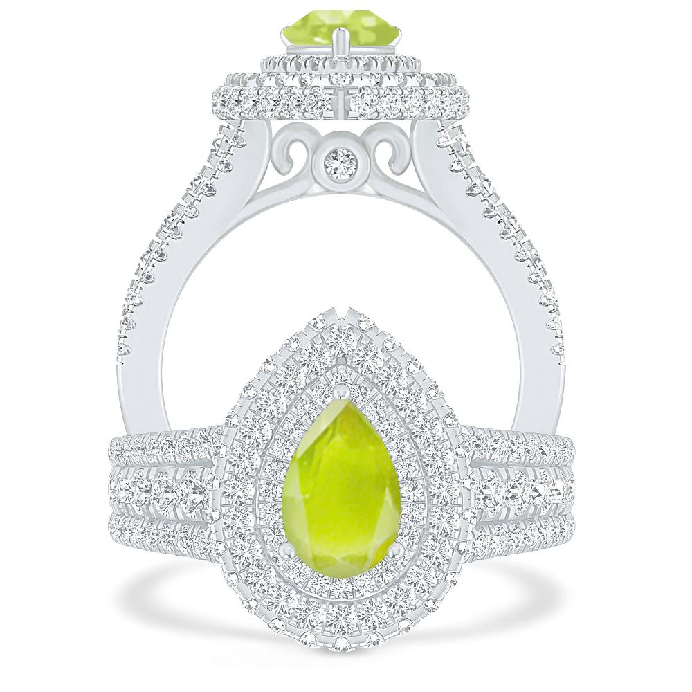 White Gold - Peridot