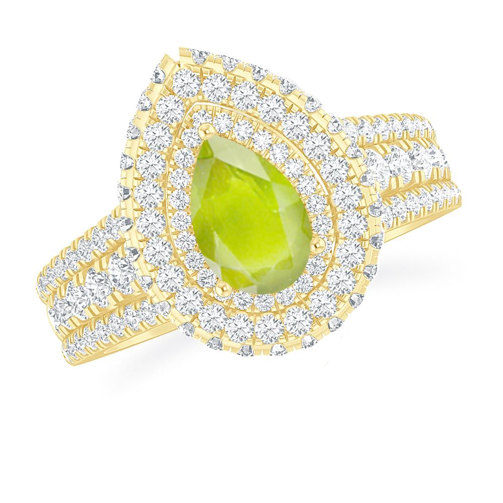 Yellow Gold - Peridot