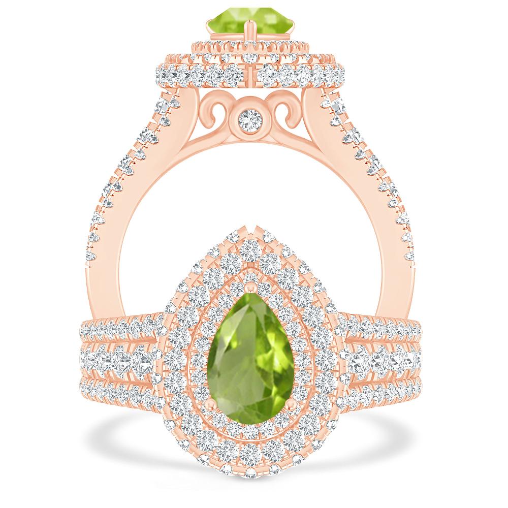 Rose Gold - Peridot