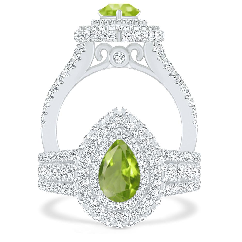 White Gold - Peridot