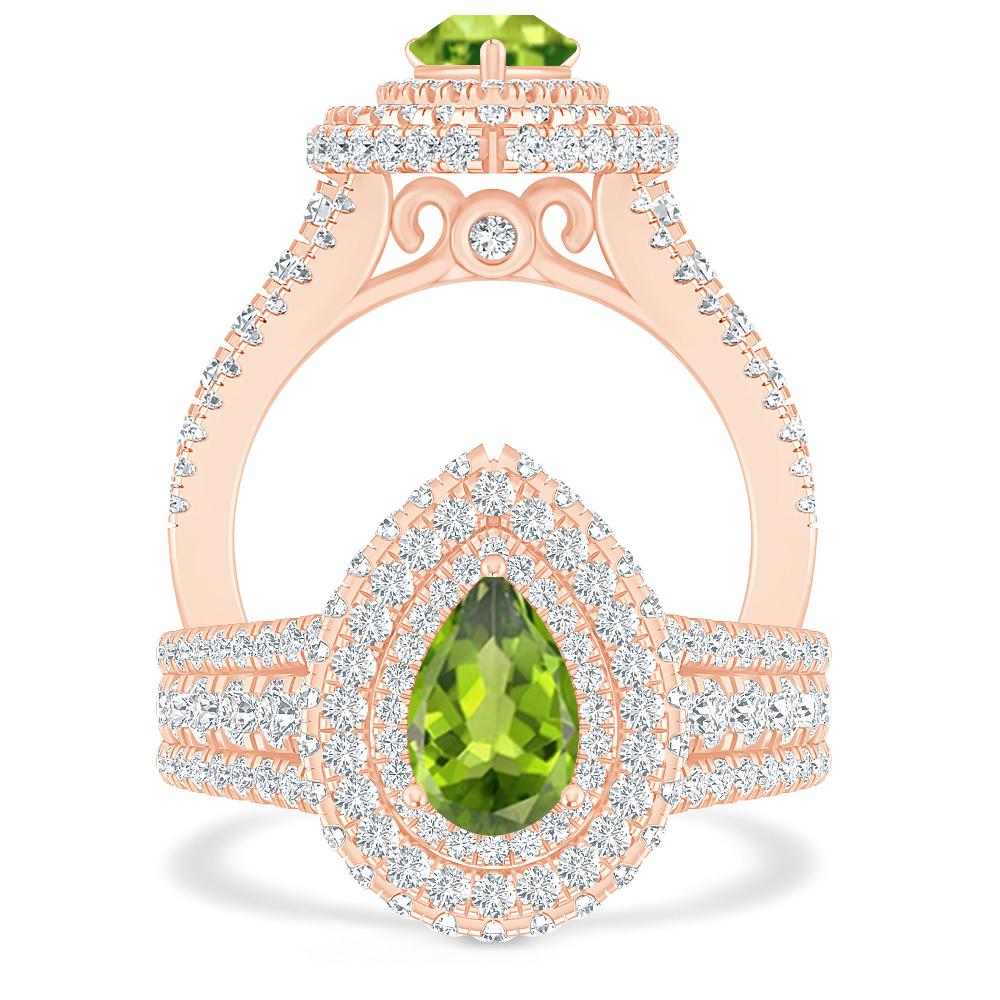 Rose Gold - Peridot