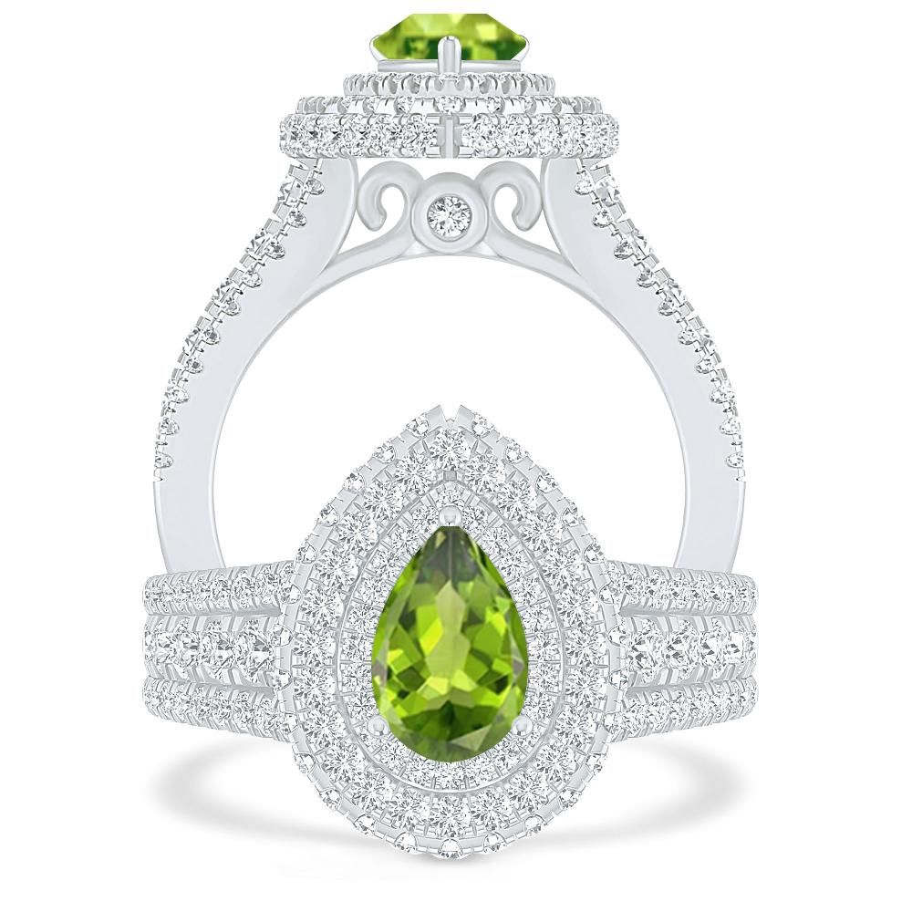 White Gold - Peridot