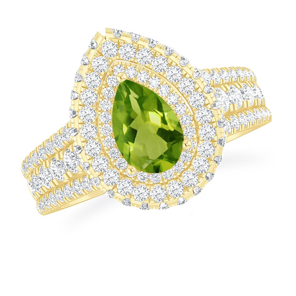 Yellow Gold - Peridot