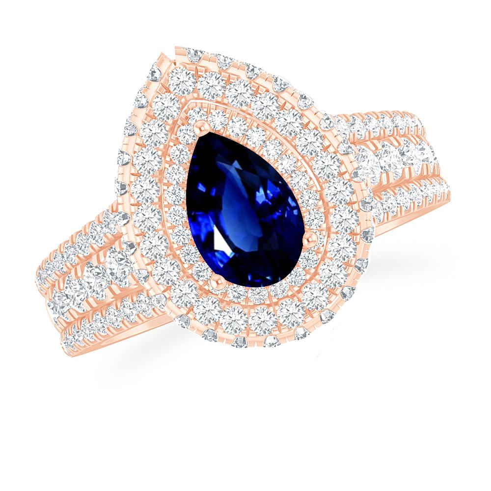 Rose Gold - Sapphire