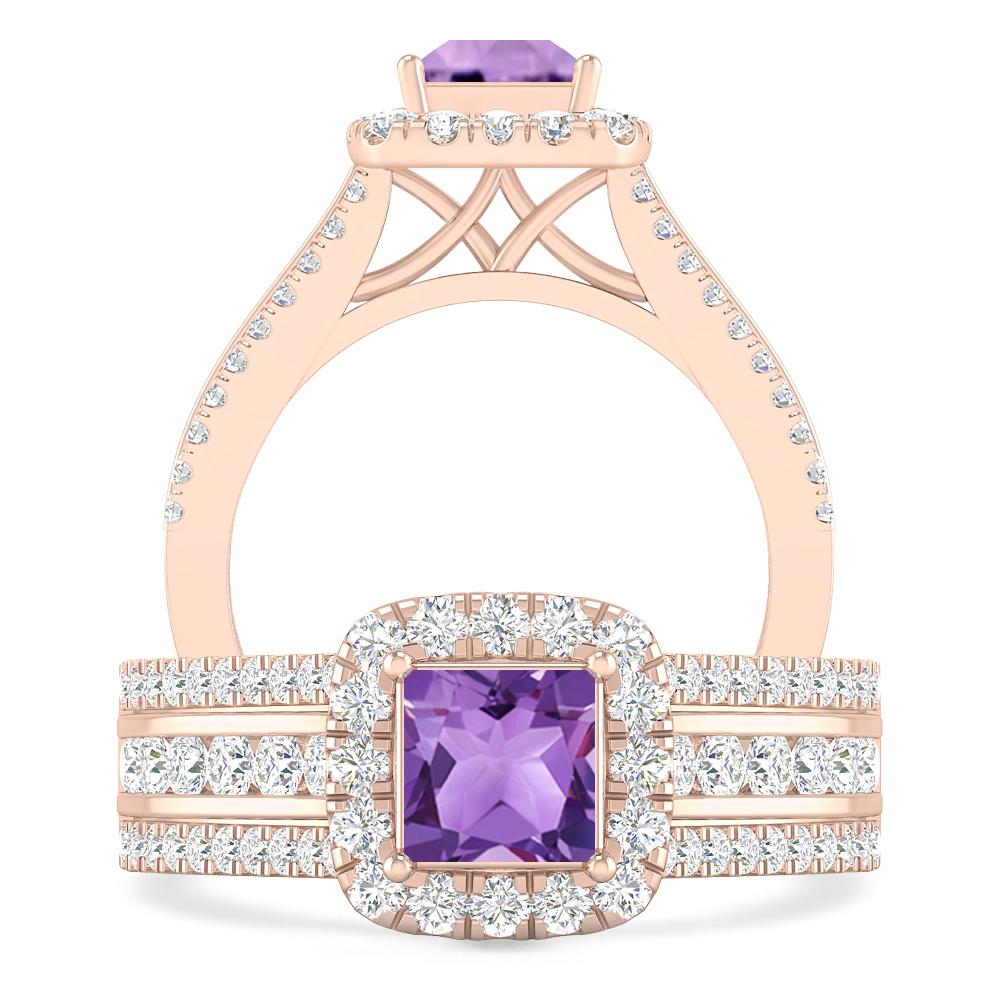 Rose Gold - Amethyst