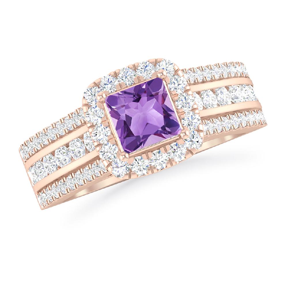 Rose Gold - Amethyst