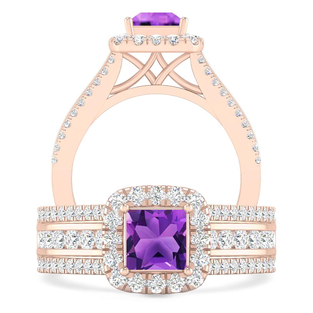 Rose Gold - Amethyst