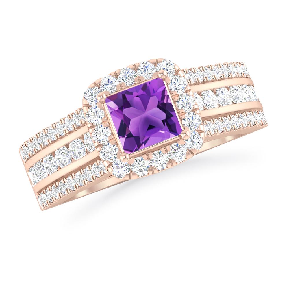 Rose Gold - Amethyst