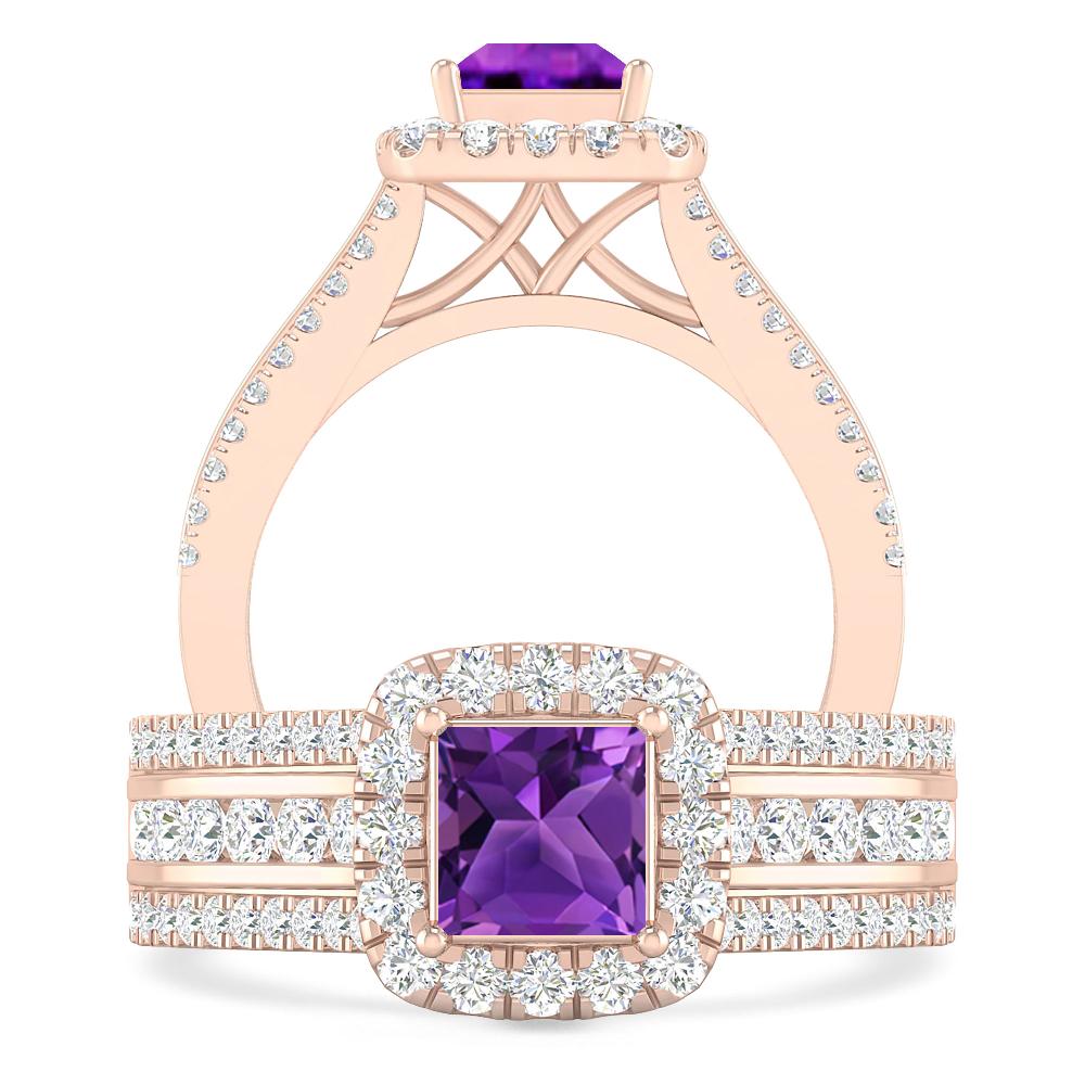 Rose Gold - Amethyst