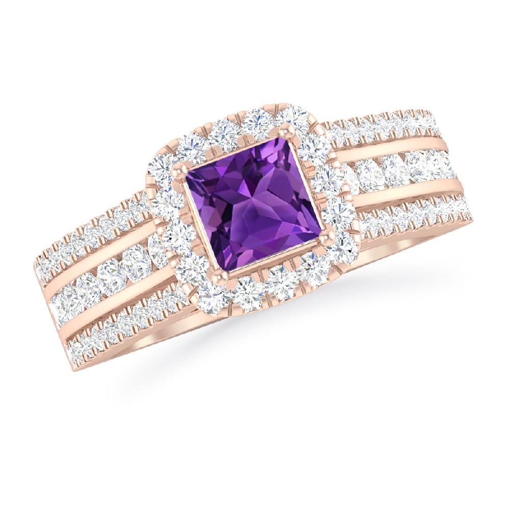 Rose Gold - Amethyst