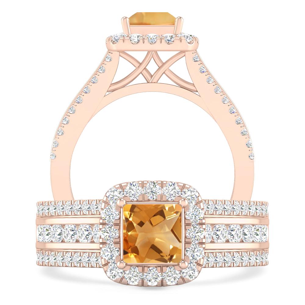 Rose Gold - Citrine