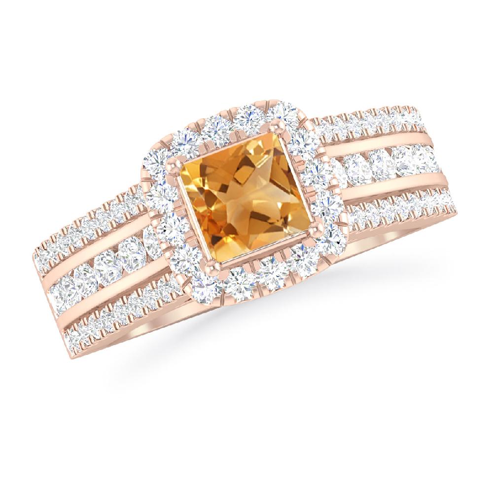 Rose Gold - Citrine