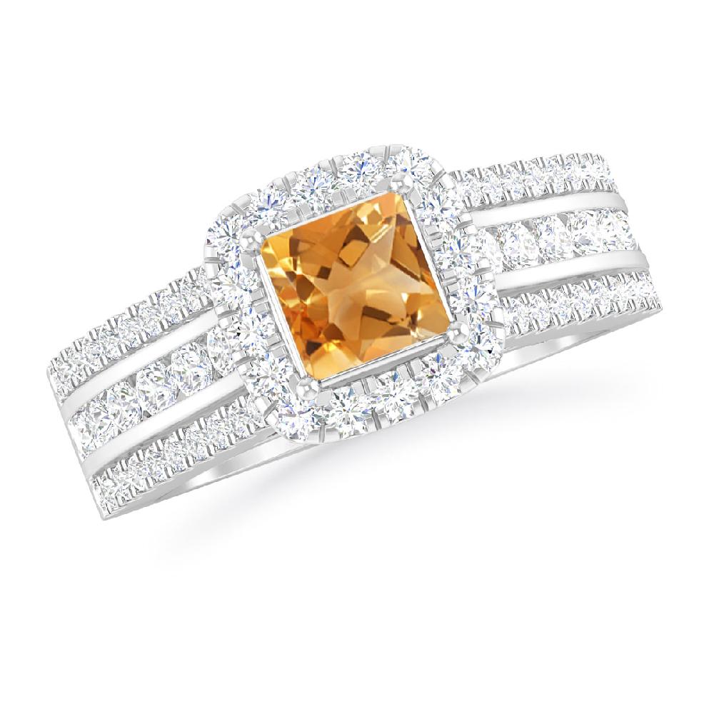 White Gold - Citrine