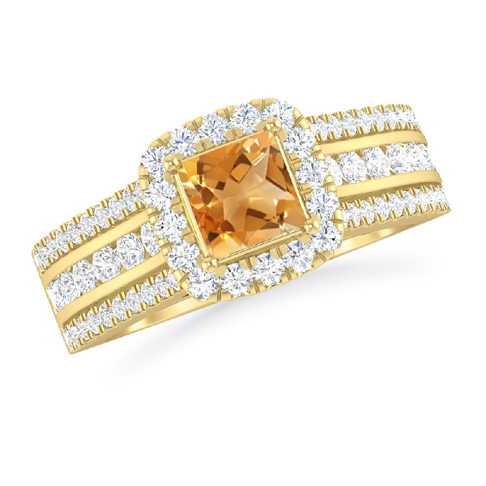 Yellow Gold - Citrine