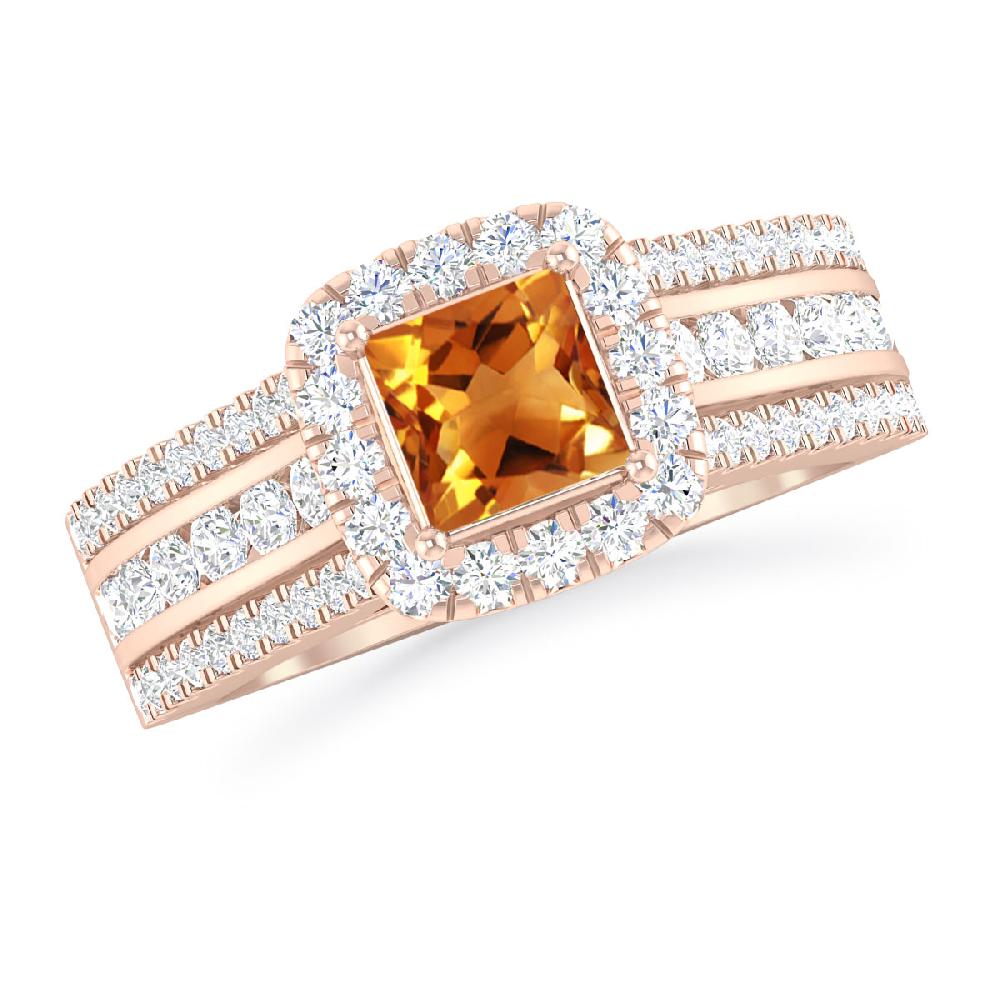 Rose Gold - Citrine