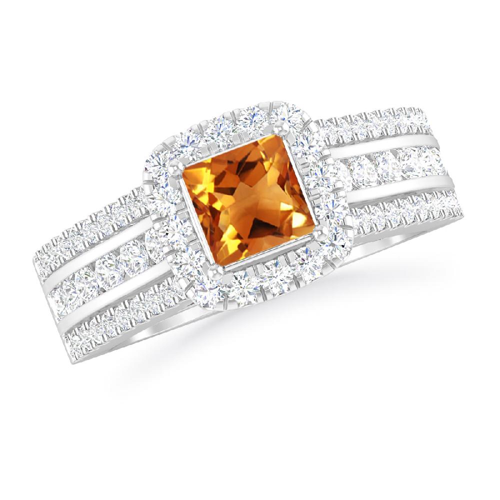 White Gold - Citrine