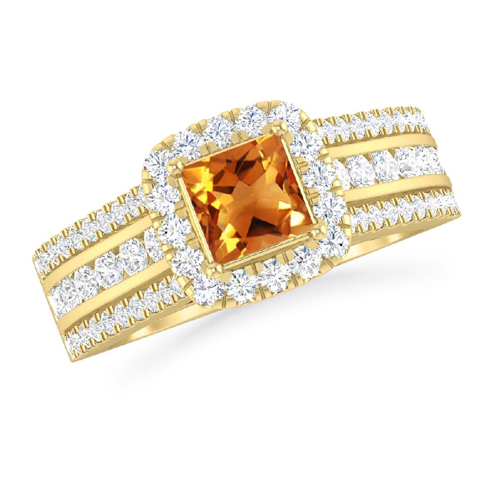 Yellow Gold - Citrine