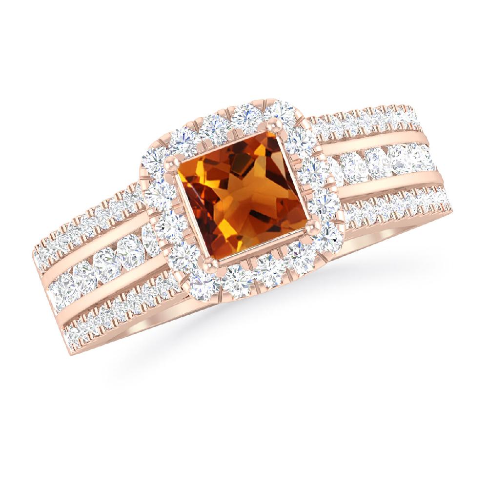 Rose Gold - Citrine