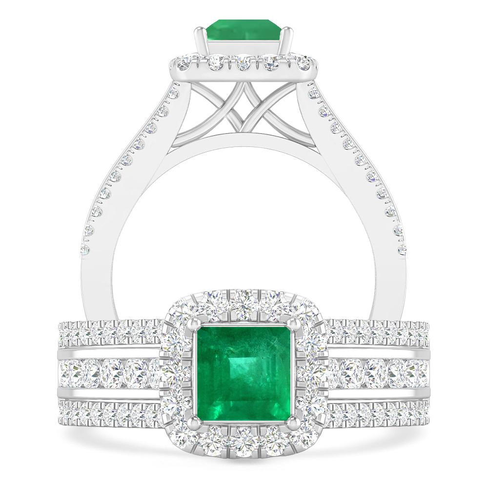 White Gold - Emerald