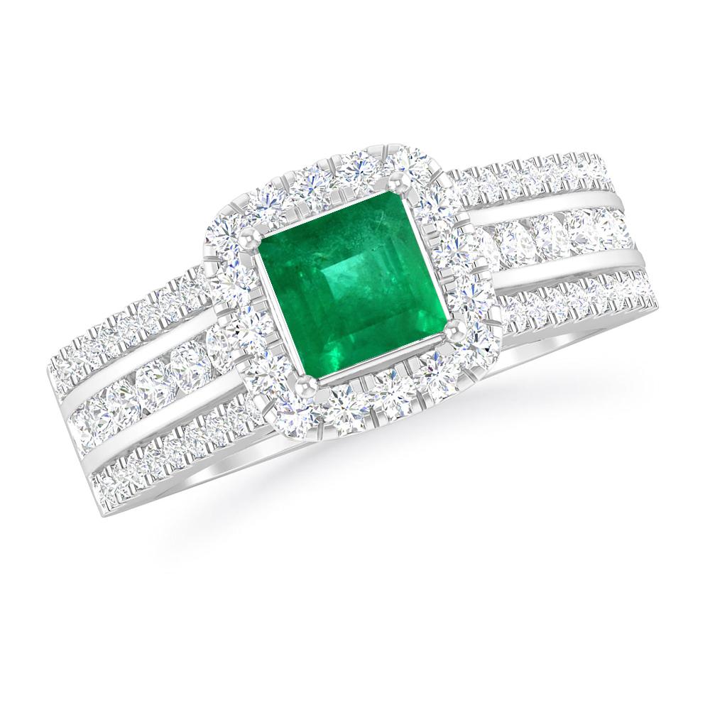 White Gold - Emerald