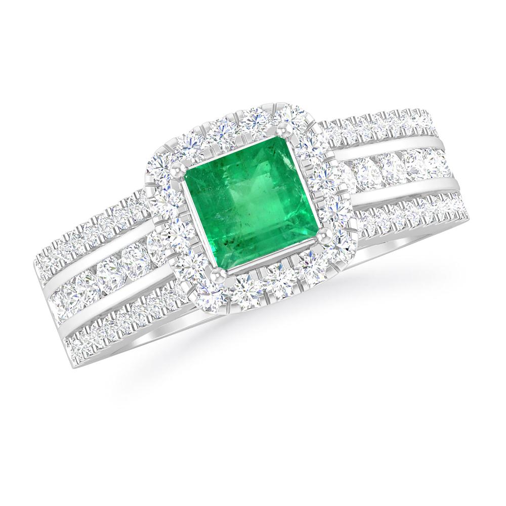 White Gold - Emerald