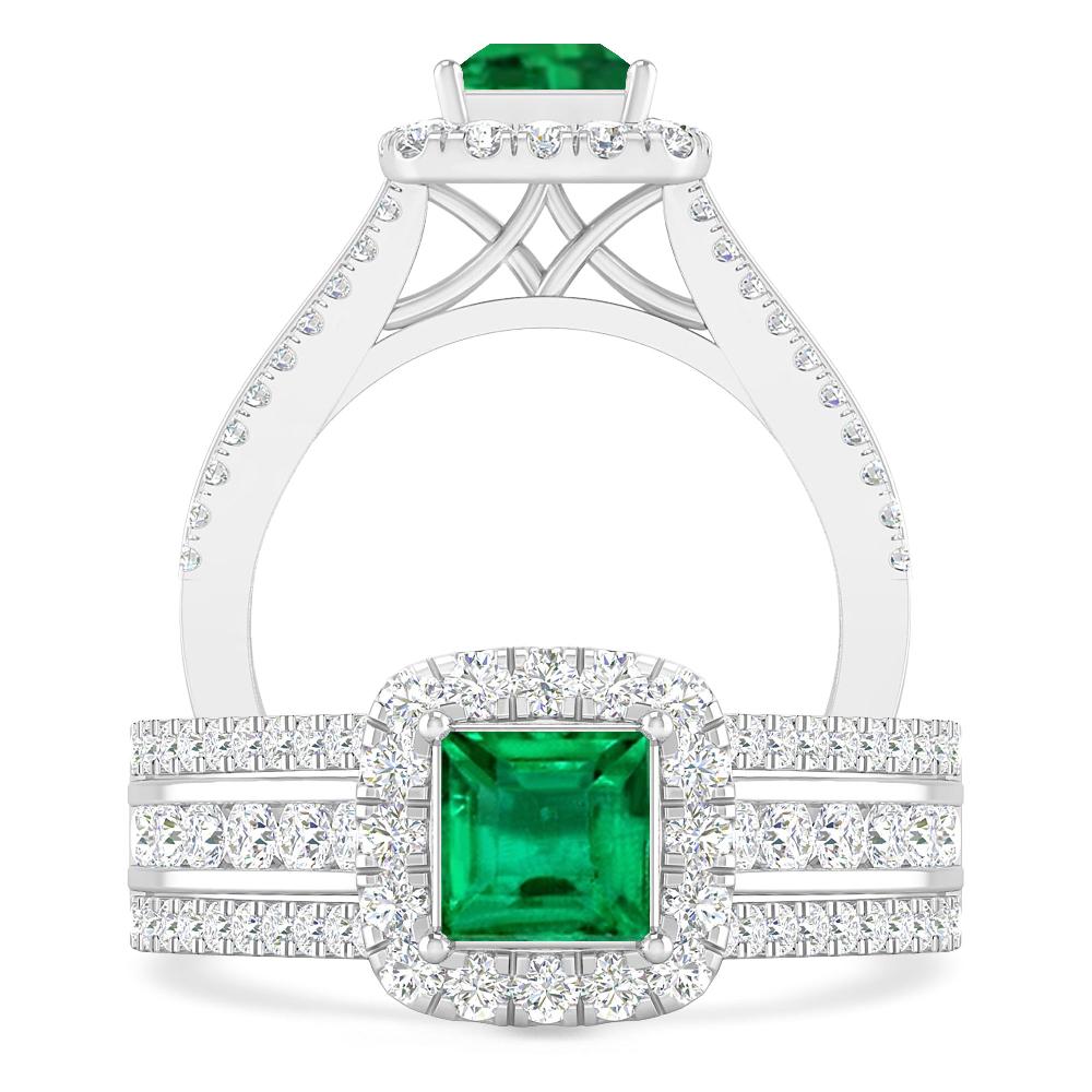 White Gold - Emerald