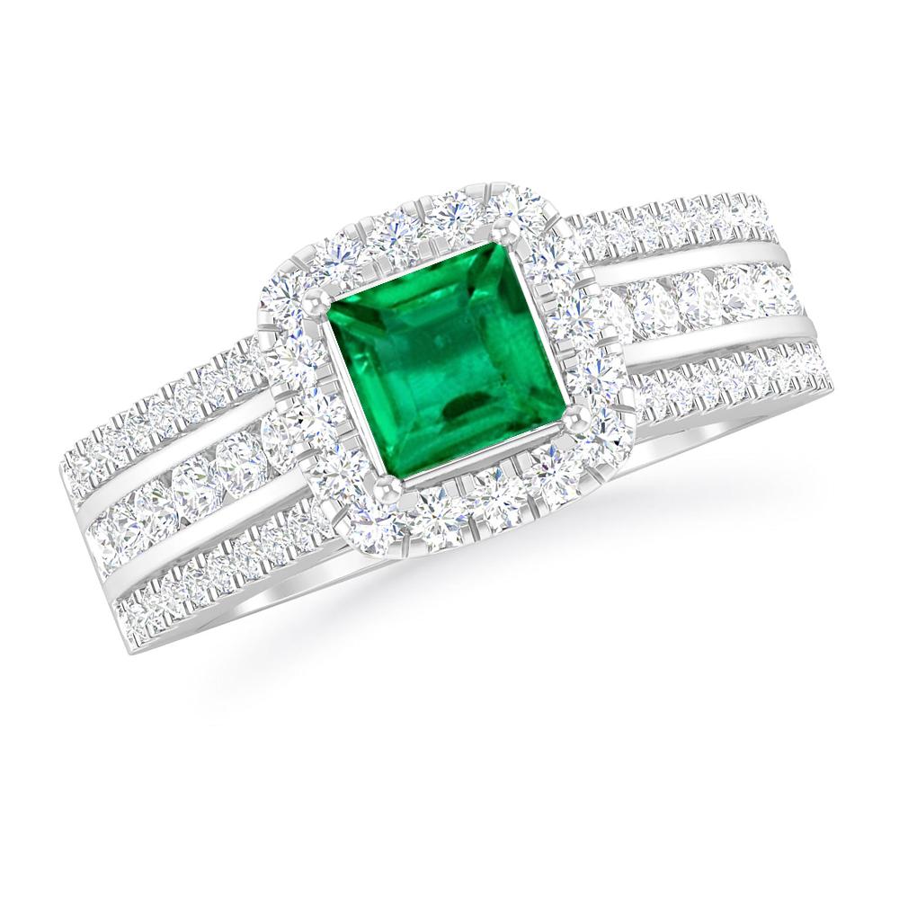 White Gold - Emerald