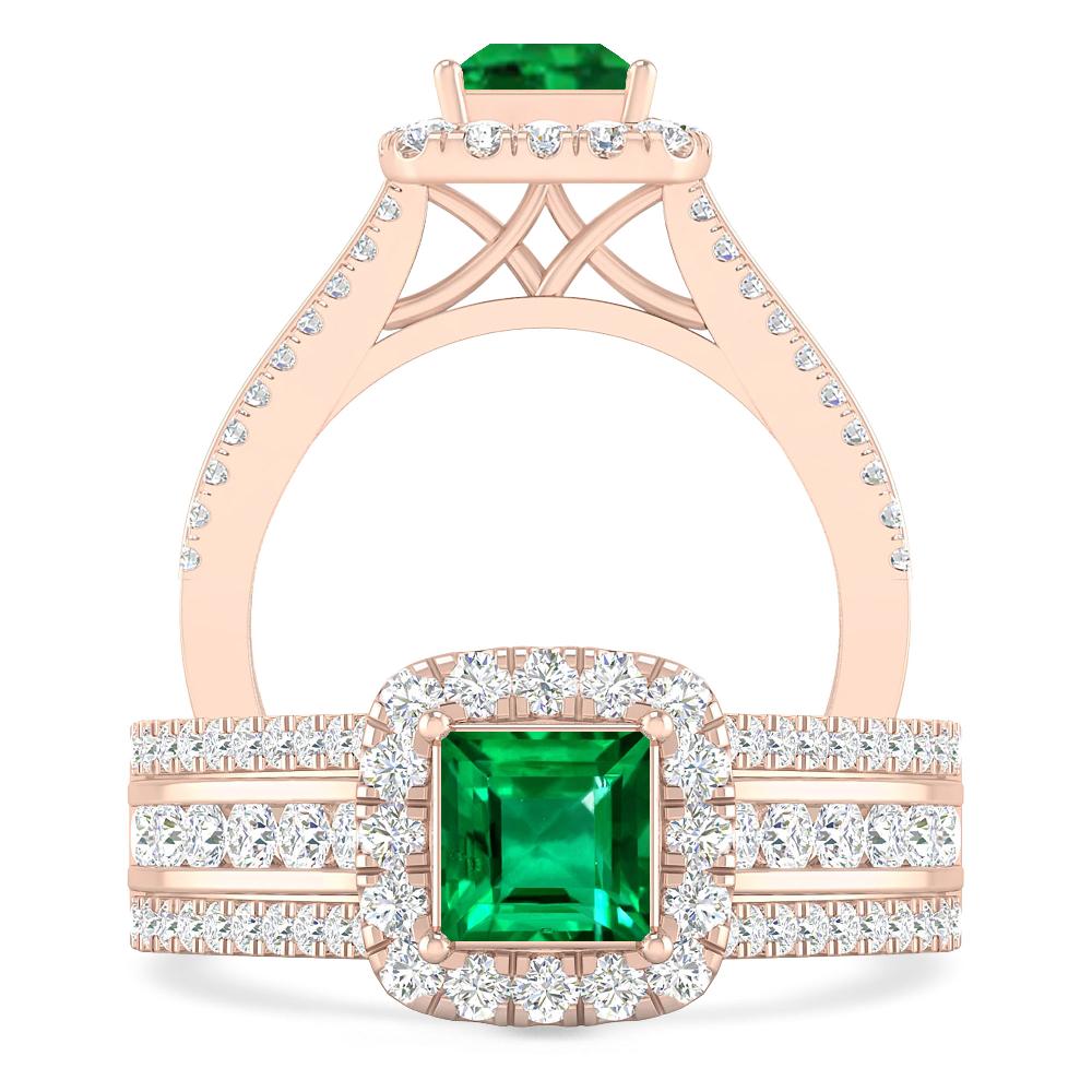 Rose Gold - Emerald