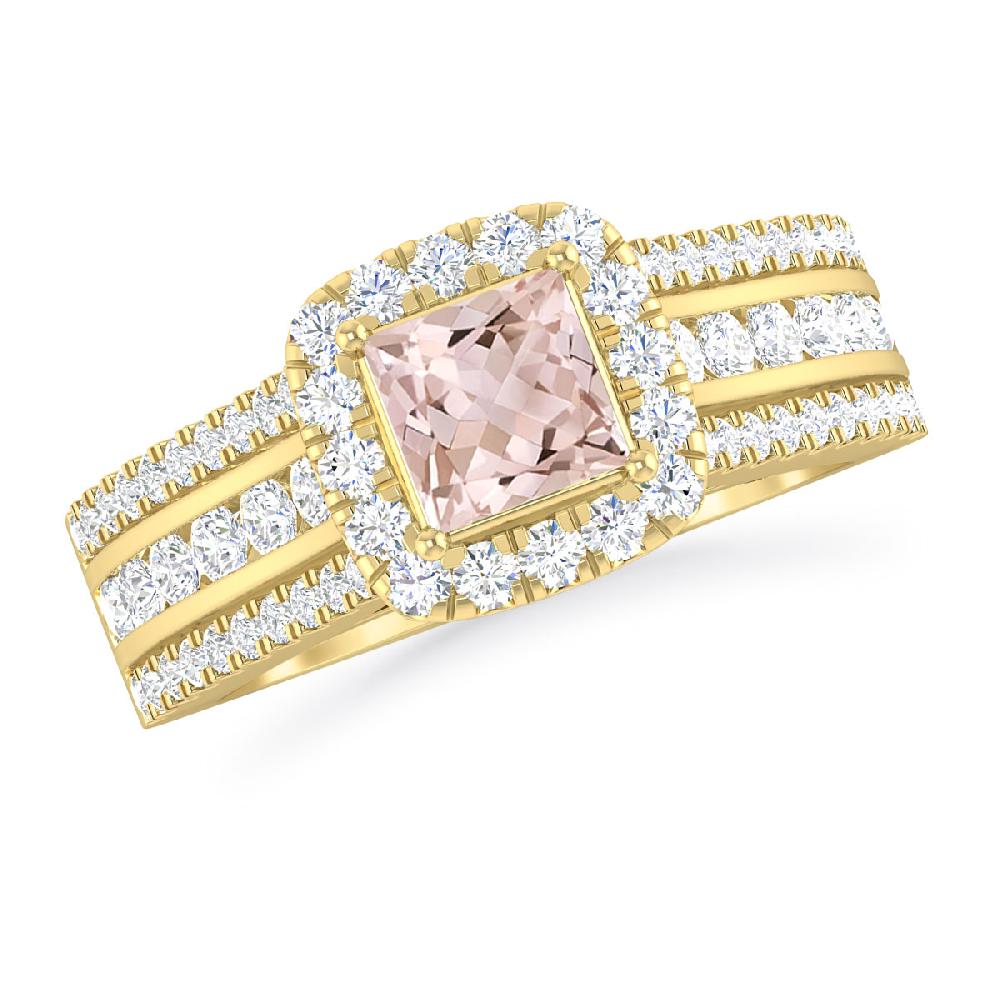 Yellow Gold - Morganite