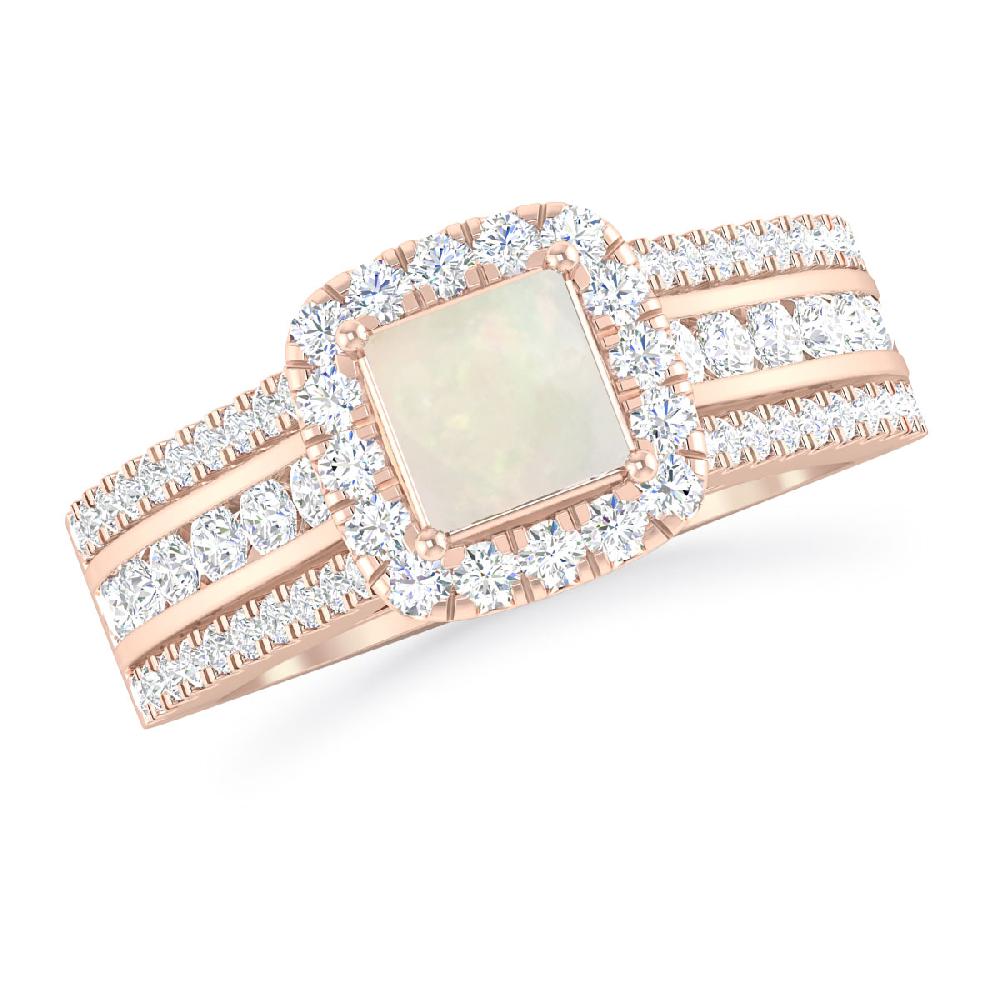 Rose Gold - Opal