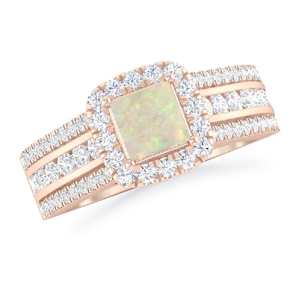 Rose Gold - Opal