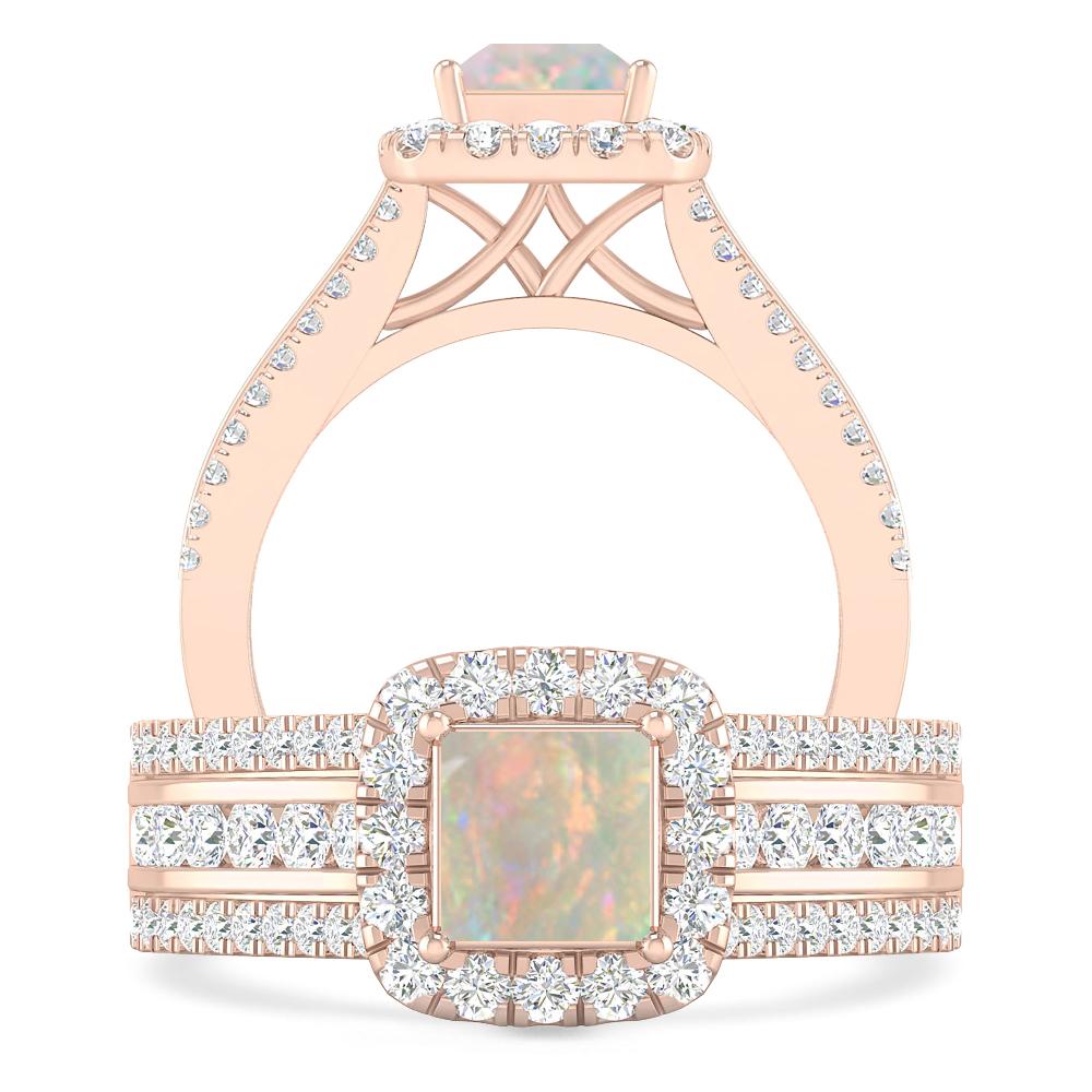 Rose Gold - Opal