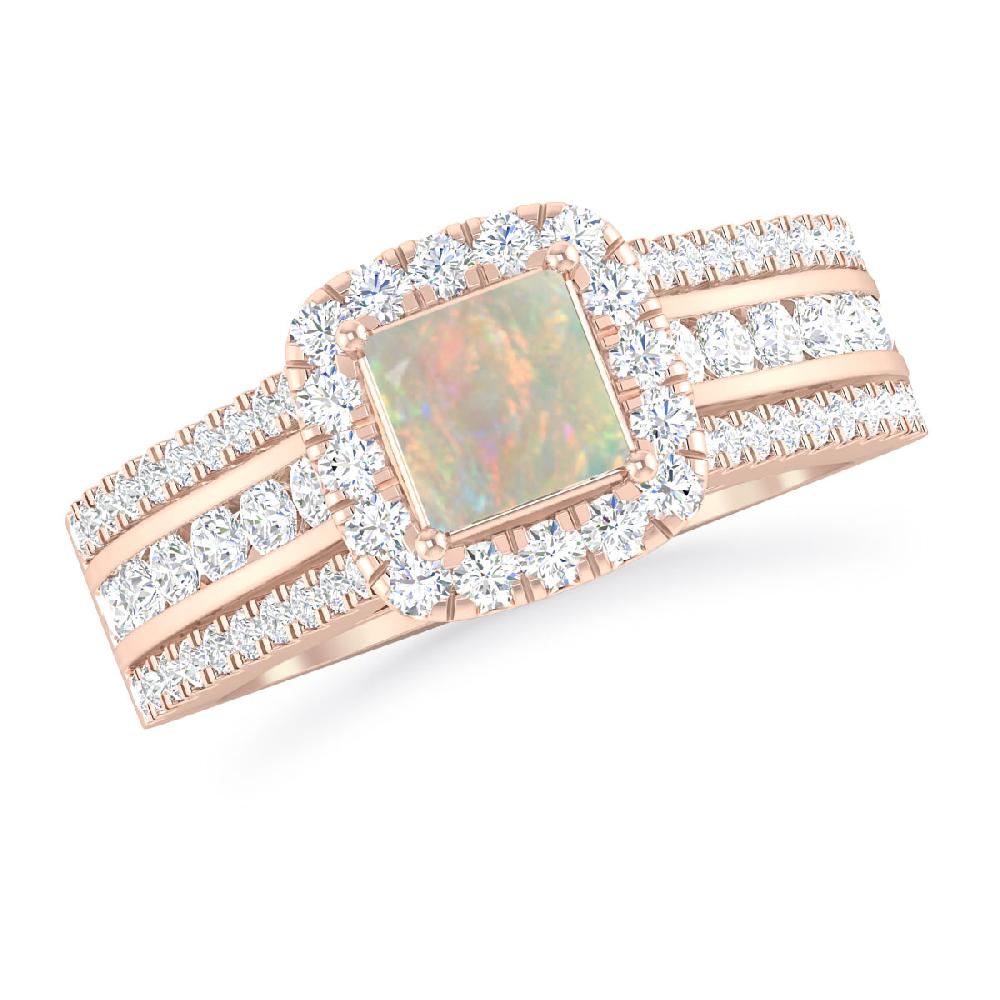 Rose Gold - Opal