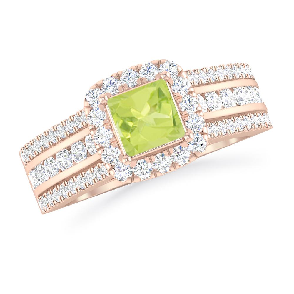 Rose Gold - Peridot