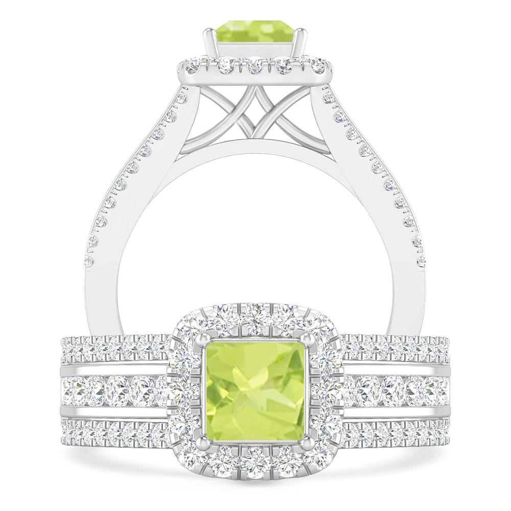 White Gold - Peridot