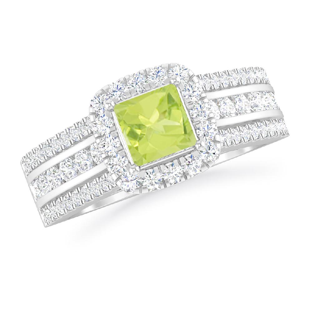 White Gold - Peridot