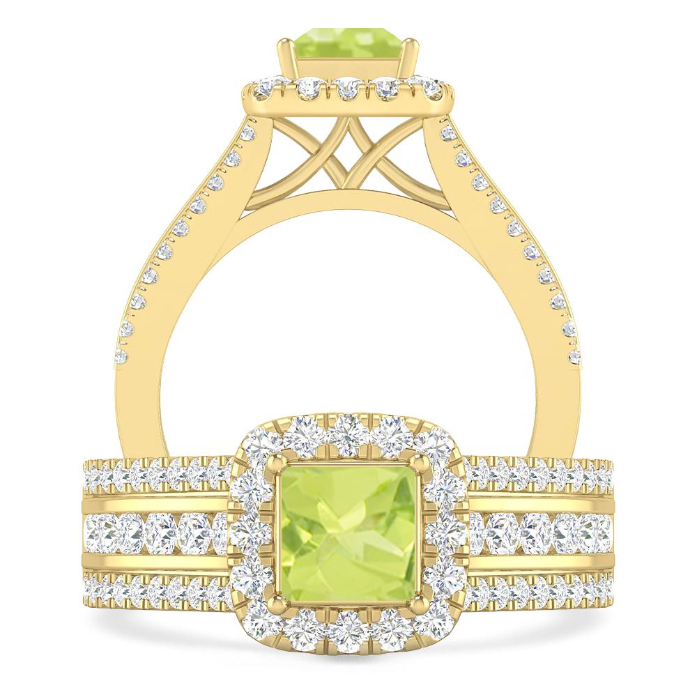 Yellow Gold - Peridot