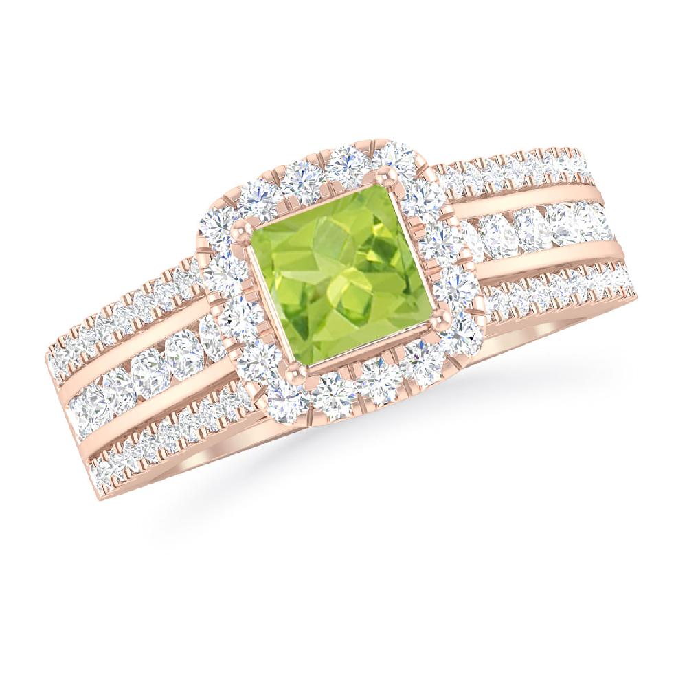 Rose Gold - Peridot