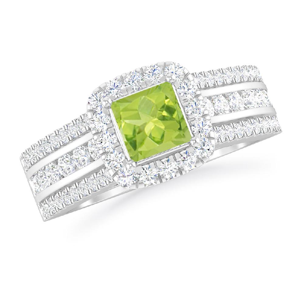 White Gold - Peridot