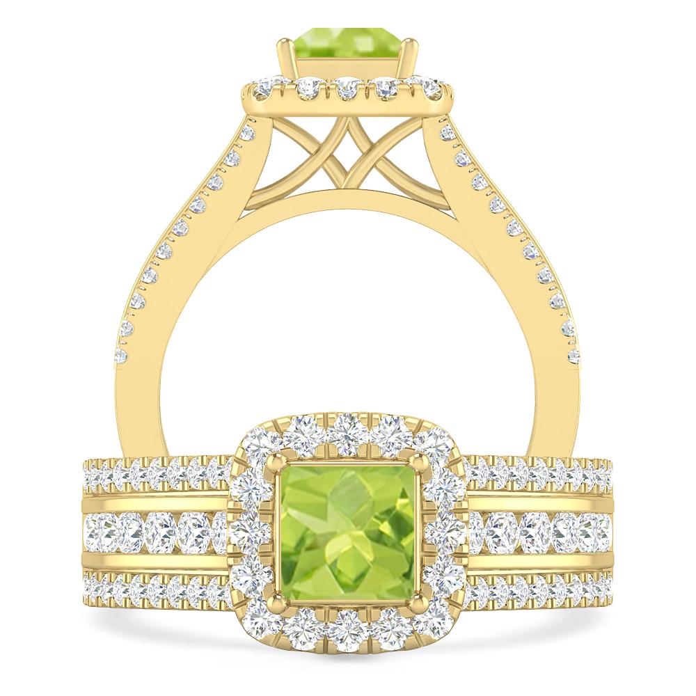 Yellow Gold - Peridot