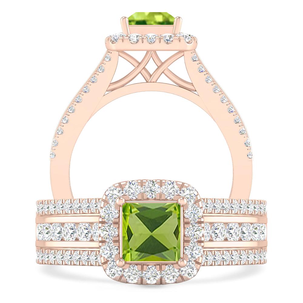 Rose Gold - Peridot