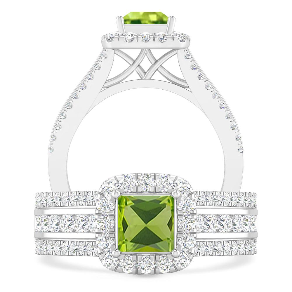 White Gold - Peridot