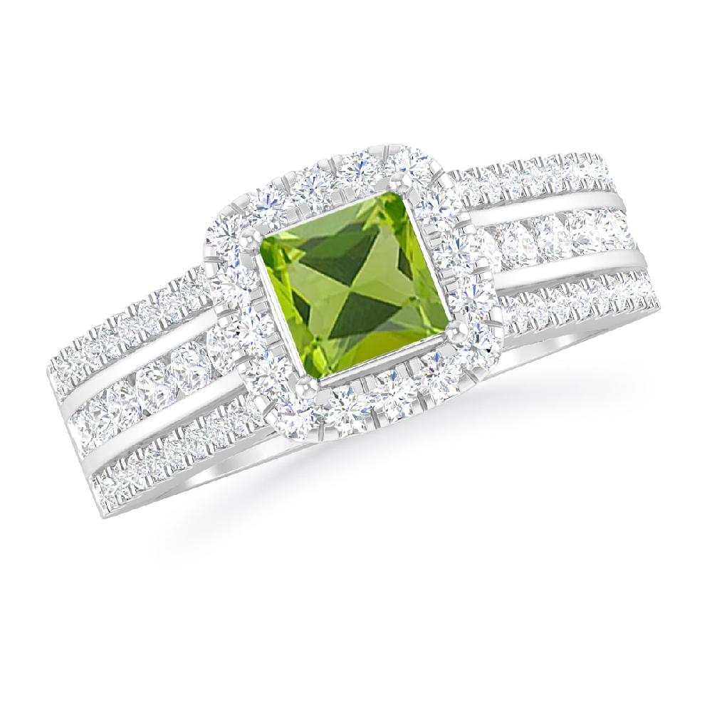 White Gold - Peridot