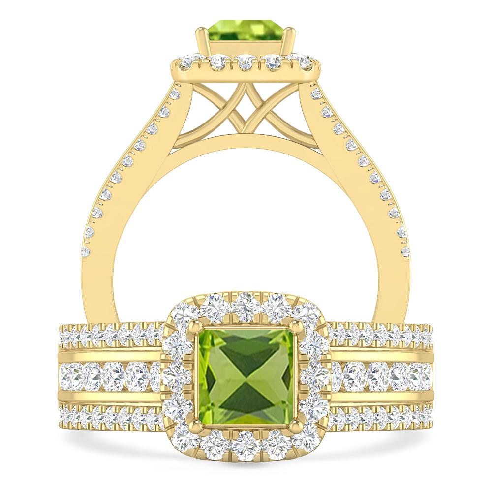 Yellow Gold - Peridot